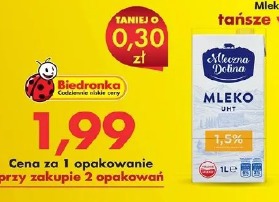 Mleczna Dolina mleko UHT 1,5%