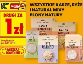 Wszystkie kasze, ryże i natural mixy Plony Natury