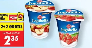 Jogurt Jogobella pieczone jabłko, truskawka