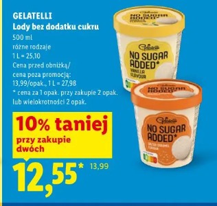 Gelatelli Lody bez dodatku cukru