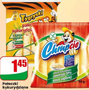 Pałeczki kukurydziane z kaszą jaglaną
