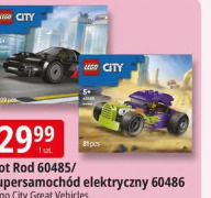 Hot Rod 60485/Supersamochód elektryczny 60486