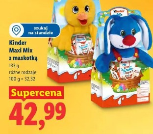 Kinder Maxi Mix z maskotką