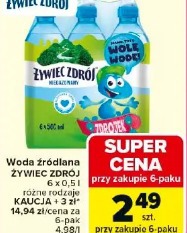 Woda źródlana ŻYWIEC ZDRÓJ