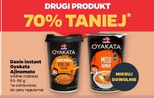 Danie instant Oyakata Ajinomoto drugi produkt 70% taniej
