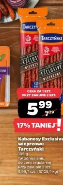Kabanosy Exclusive wieprzowe Tarczyński