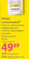 Nivea Luminous630 krem na dzień przeciw przebarwieniom z SPF50