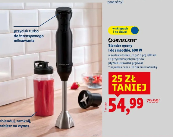 Silvercrest Blender ręczny i do smoothie