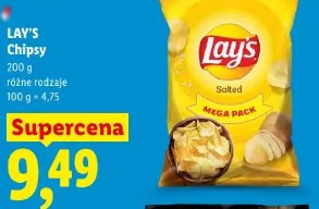 Lay's Chipsy 200 g różne rodzaje