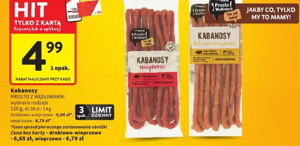 Kabanosy PROSTO Z WĘDLINIARNI