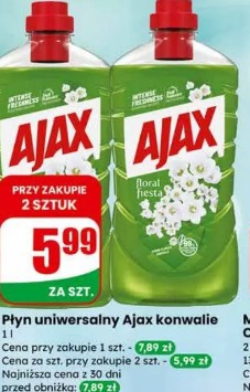 Płyn uniwersalny Ajax konwalie
