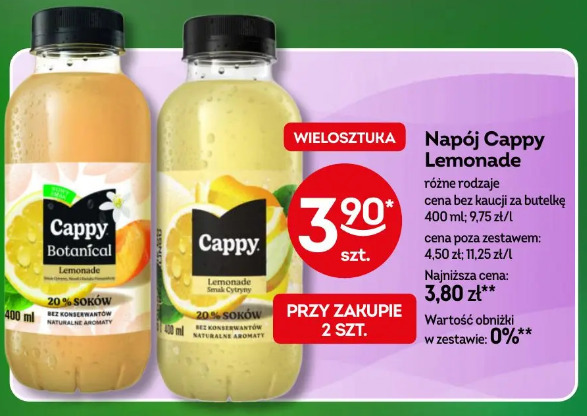Cappy Botanical Lemonade