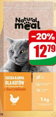 Sucha karma dla kota z kurczakiem Natural Meal