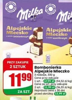 Bombonierka Alpejskie Mleczko Milka
