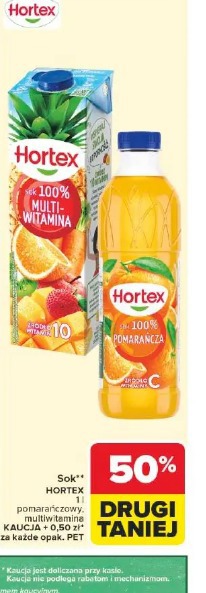 Sok Hortex pomarańczowy, multiwitamina