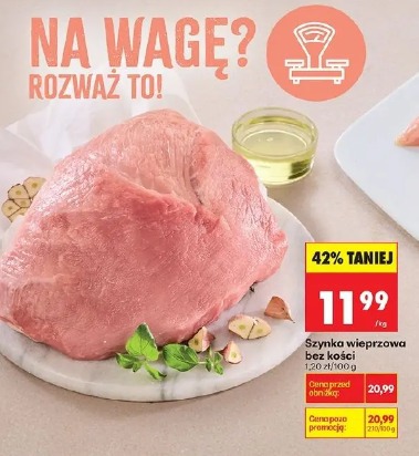 Szynka wieprzowa bez kości