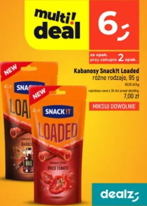 Kabanosy SnackIt Loaded