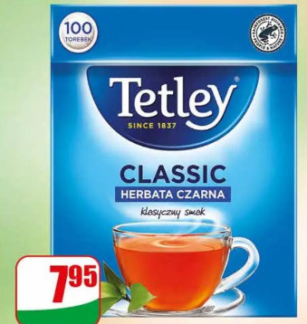 Herbata czarna ekspresowa Classic Tetley