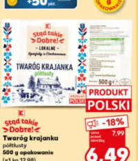 Stąd Takie Dobre! Twaróg krajanka półtłusty