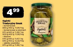 Ogórki Tradycyjny Smak konserwowe