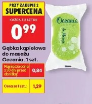 Gąbka kąpielowa do masażu Oceania