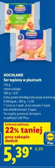 Hochland Ser topiony w plastrach