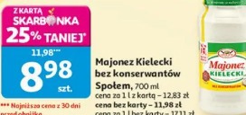 Majonez Kielecki bez konserwantów Społem