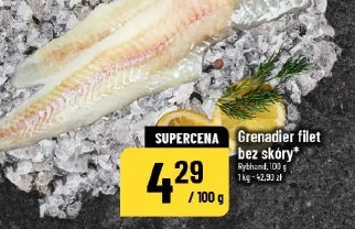 Grenadier filet bez skóry