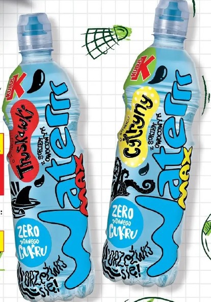 Kubuś Waterrr napój cytryna truskawka