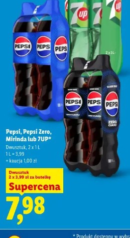 Pepsi, Pepsi Zero Mirinda lub 7up