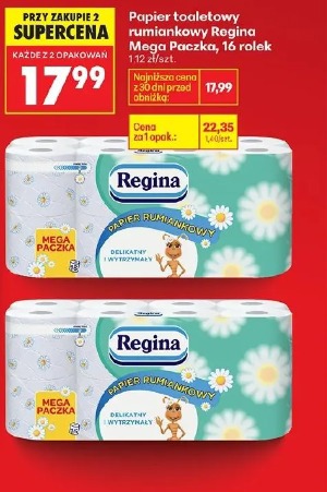 Papier toaletowy Regina rumiankowy Mega Paczka