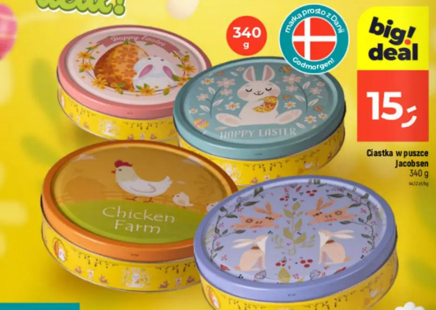 Ciastka w puszce Jacobsen