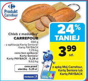 Chleb z maślanką Carrefour