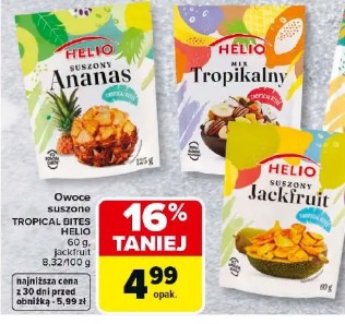 Owoce suszone tropical bites Helio