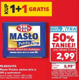 Mlekovita Masło Polskie ekstra 82%