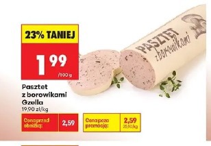 Pasztet z borowikami Gzella