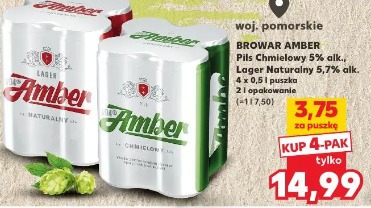 Browar Amber Piwo Chmielowy, Lager Naturalny