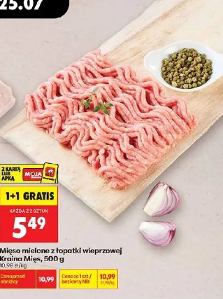 Mięso mielone z łopatki wieprzowej Kraina Mięs