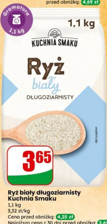 Ryż biały długoziarnisty Kuchnia Smaku