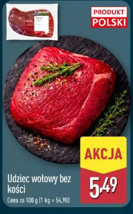 Udziec wołowy bez kości