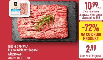 Mięso mielone z łopatki wieprzowej (drugi produkt)