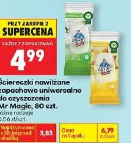 Ściereczki nawilżane zapachowe uniwersalne do czyszczenia Mr Magic