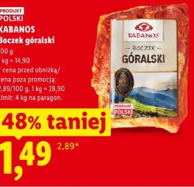KABANOS Boczek góralski
