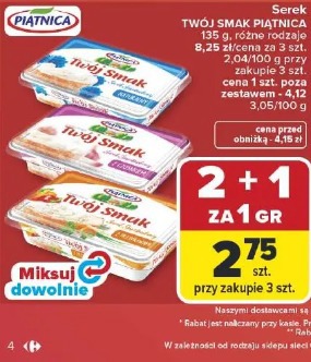 Serek TWÓJ SMAK PIĄTNICA