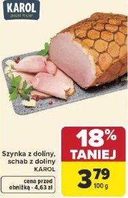 Szynka z doliny, schab z doliny Karol