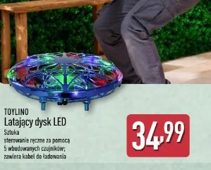 Toylino Latający dysk LED