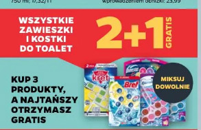 Wszystkie zawieszki i kostki do toalet 2+1 gratis