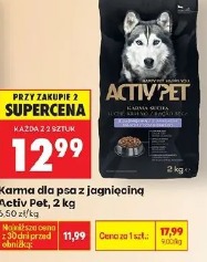 Karma dla psa z jagnięciną Activ Pet