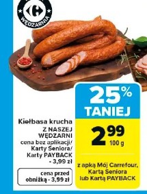 Kiełbasa krucha z Naszej Wędzarni