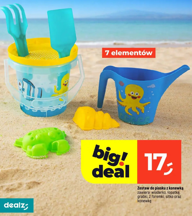 Zestaw do piasku z konewką